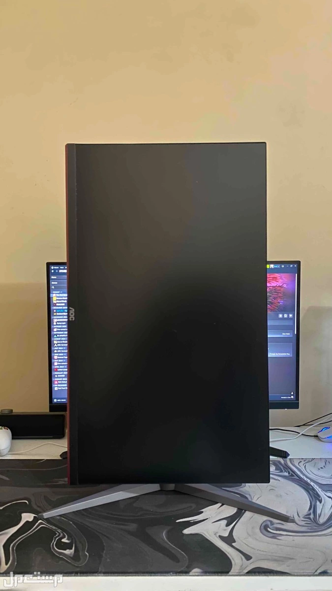 شاشة aoc 144hz 27 inch   IPS في ج في جدة بسعر 600 ريال سعودي