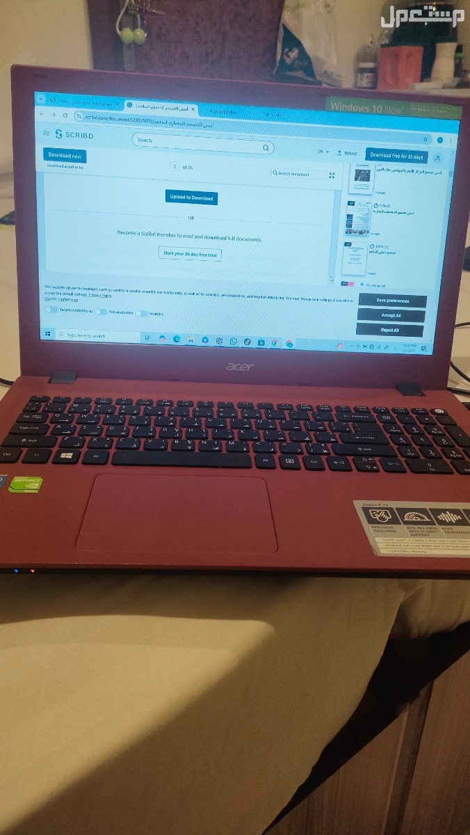 Acer laptop for sale بحالة جيدة جدا للبيع بحالة جيدة جدا