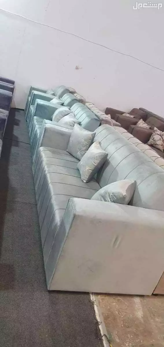 كنب جديد جاهز وتفصيل  في الرياض بسعر يبدا من 1200 ريال سعودي