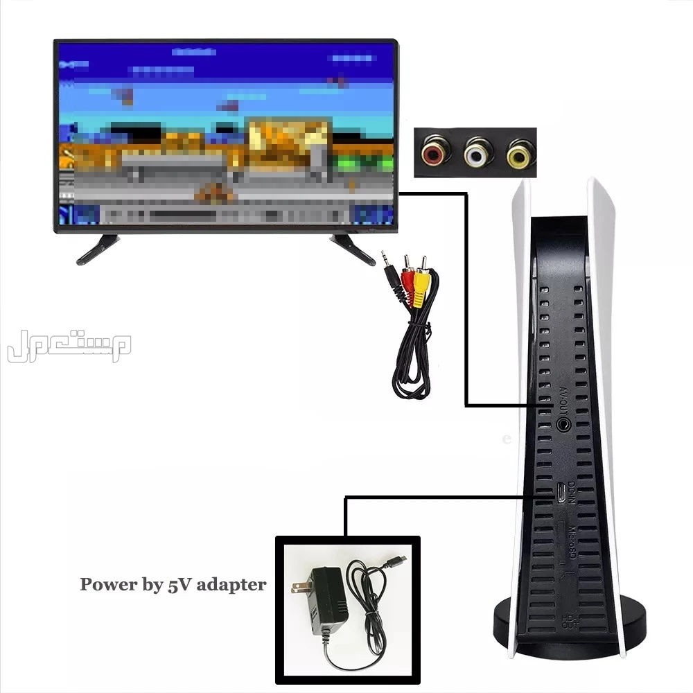 🎮🔥 اتاري بشكل بلايستيشن 5 –   الشحن مجانًا🔥 + الدفع عند الاستلام  والتوصيل خلال يومين فقط!