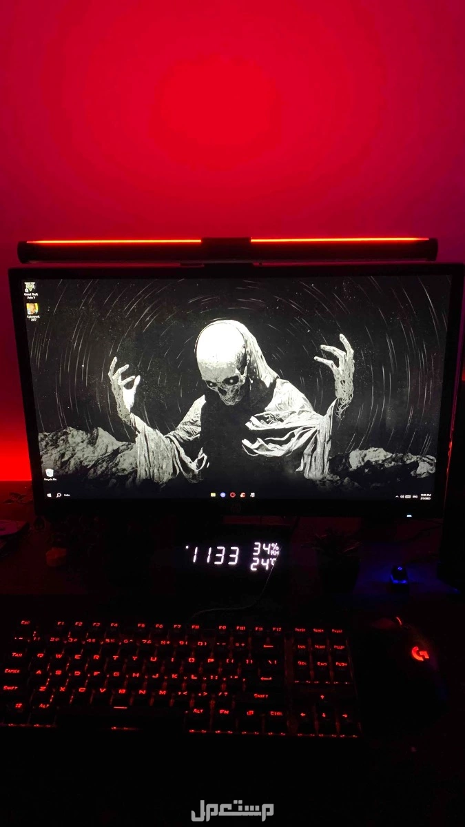 شاشه قيمنق hp 144hz Full HD ماركة إتش بي