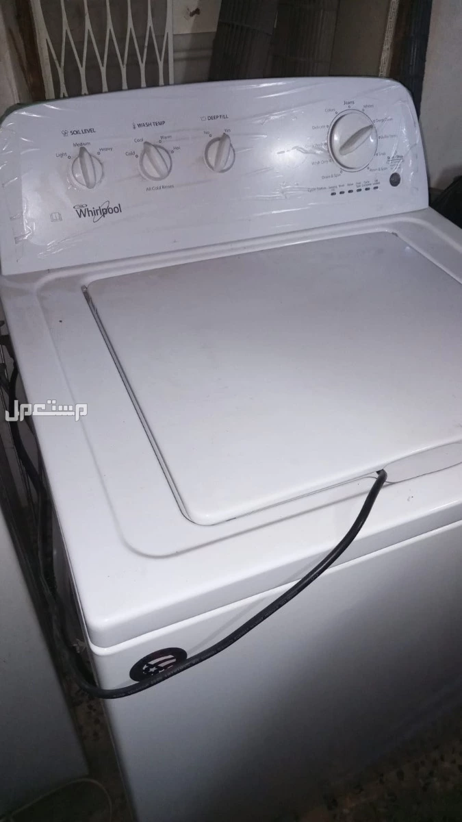 للبيع غسالة ويرلبول 12 كيلو 9 برامج 3 مفاتيح ابيض