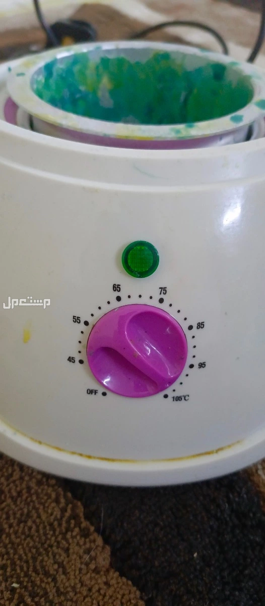 عندي جهاز مذيب الشمع  بحالة جيده