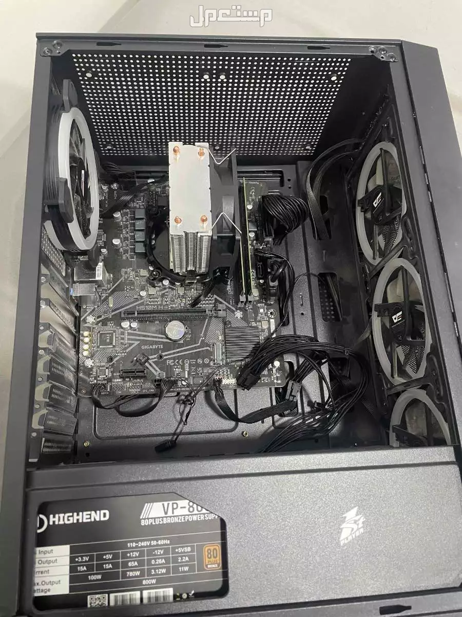 pc gaming مستعمل بدون كرت بسعر 1500