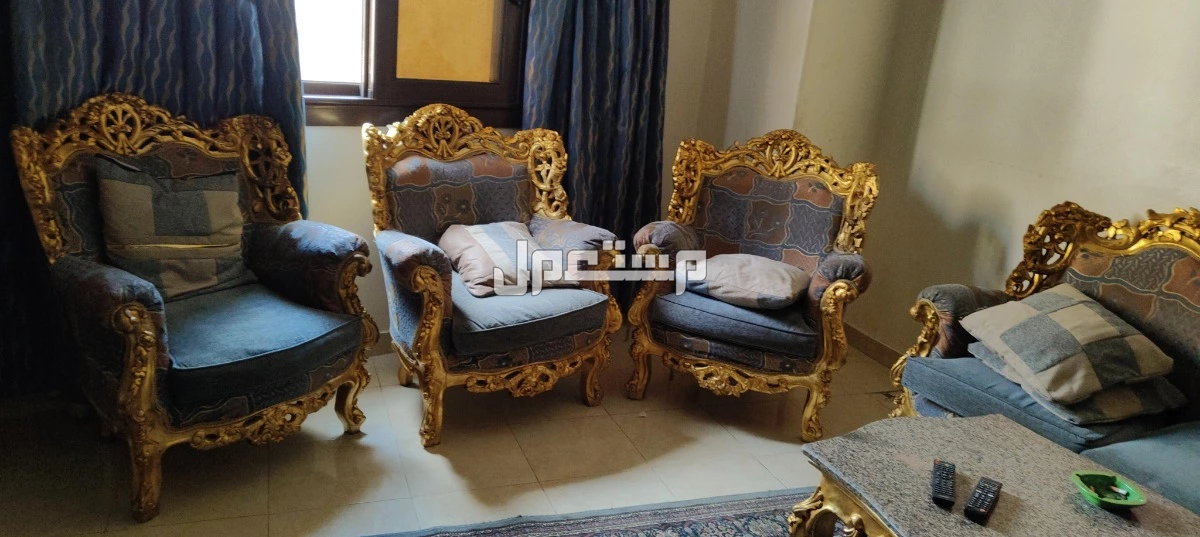 صالون مدهب قيم في قسم الساحل بسعر 12 ألف جنيه مصري