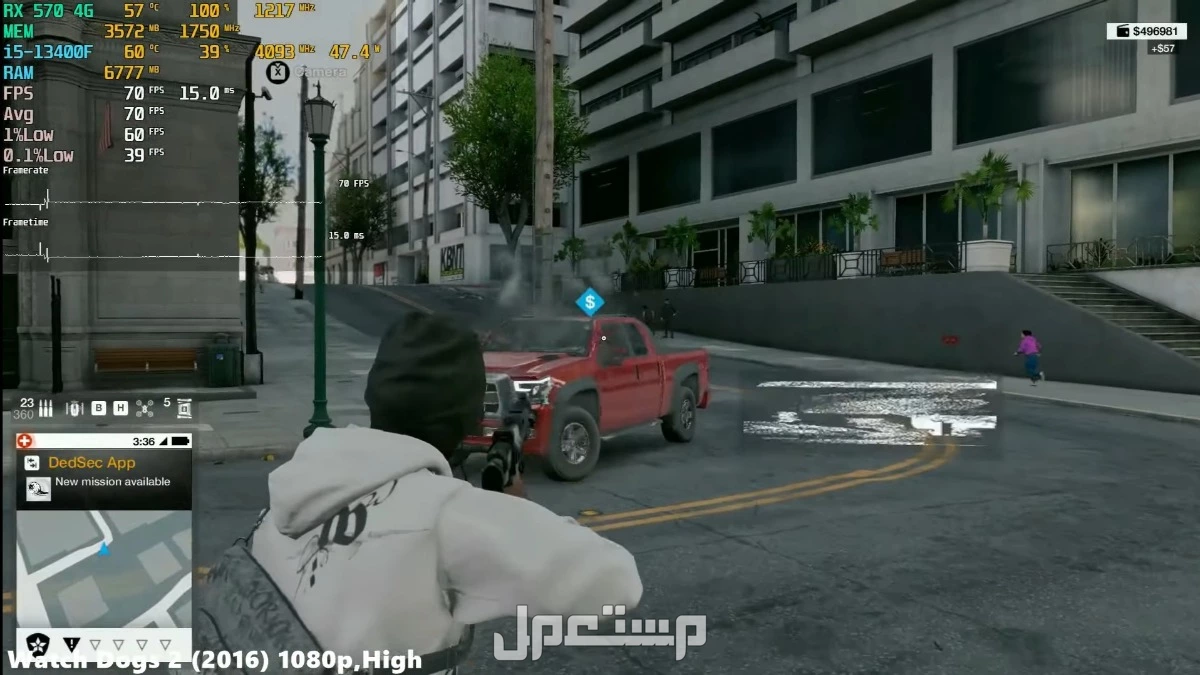 كرت شاشة. قيمنق rx5704g مستعمل ماشتيكي من شي