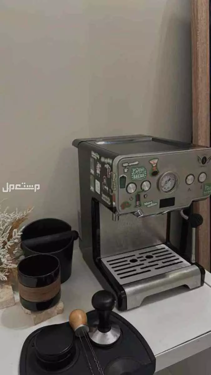 آلك قهوة من جيملاي باريستا معها اداوتها 10قطع تقريباً
