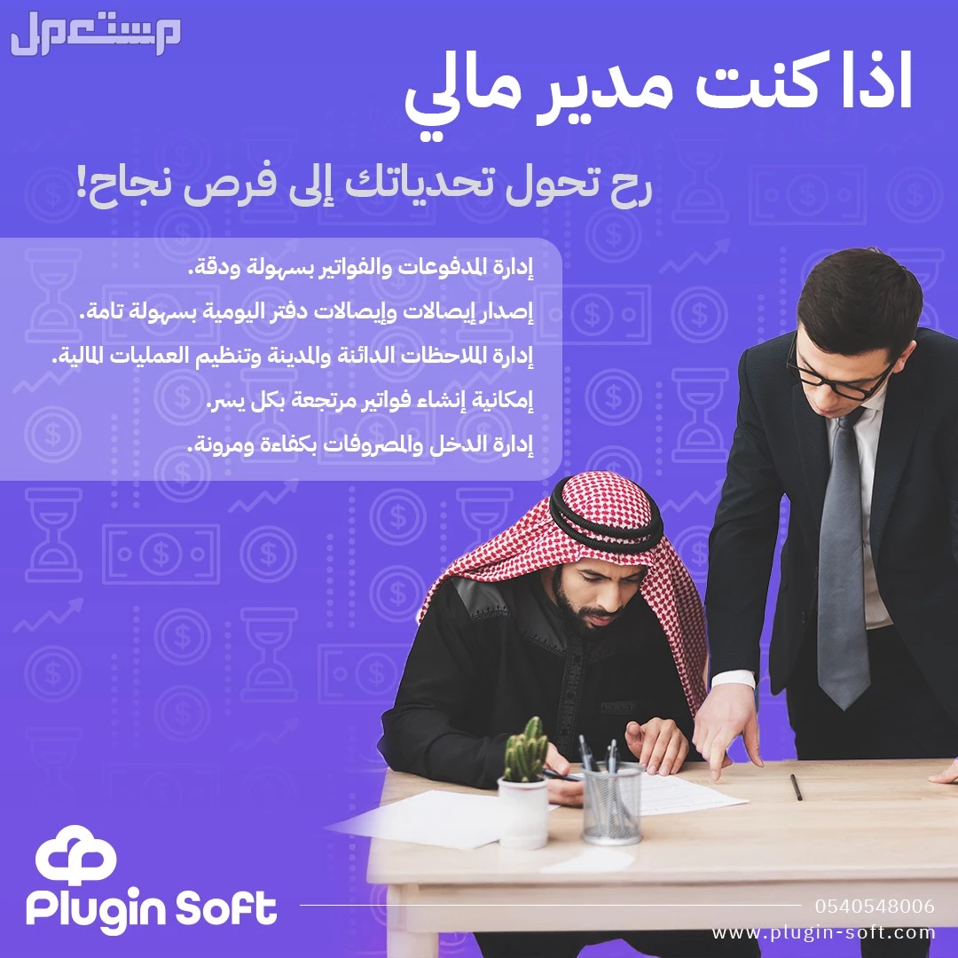 اتخذ قرارات مالية مستنيرة مع بلاجن المحاسبى يبدا م 550 ر.س