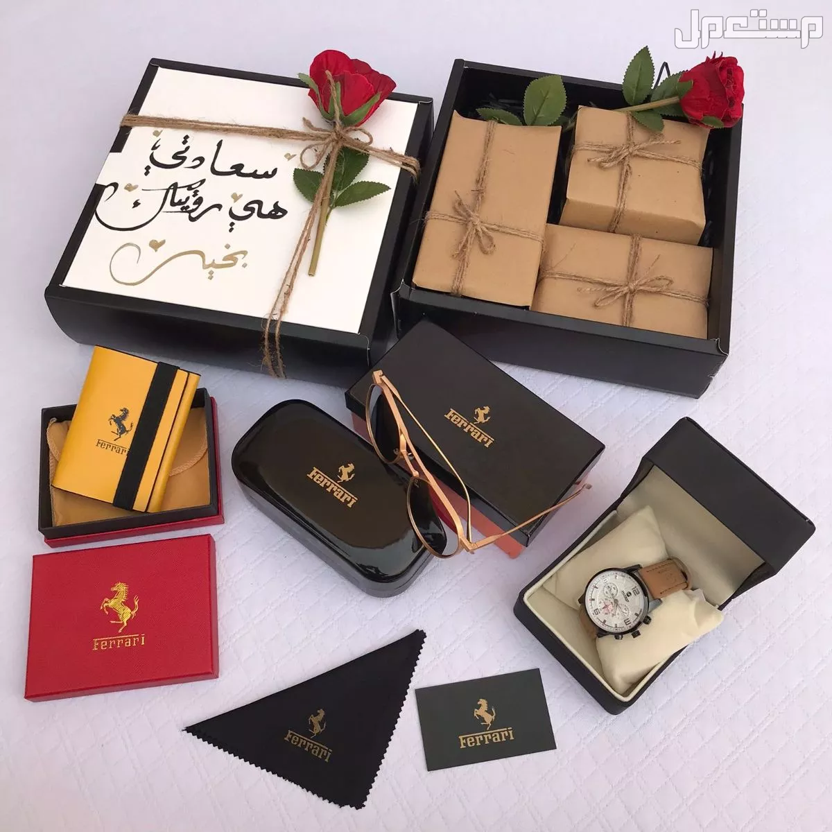 اطقم رجاليه فاخره وانيقه هدايا تكشخ ساعه رجالي