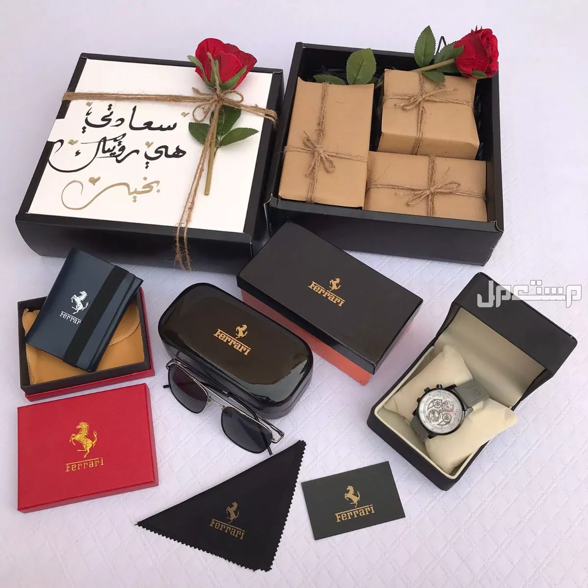 اطقم رجاليه فاخره وانيقه هدايا تكشخ ساعه رجالي