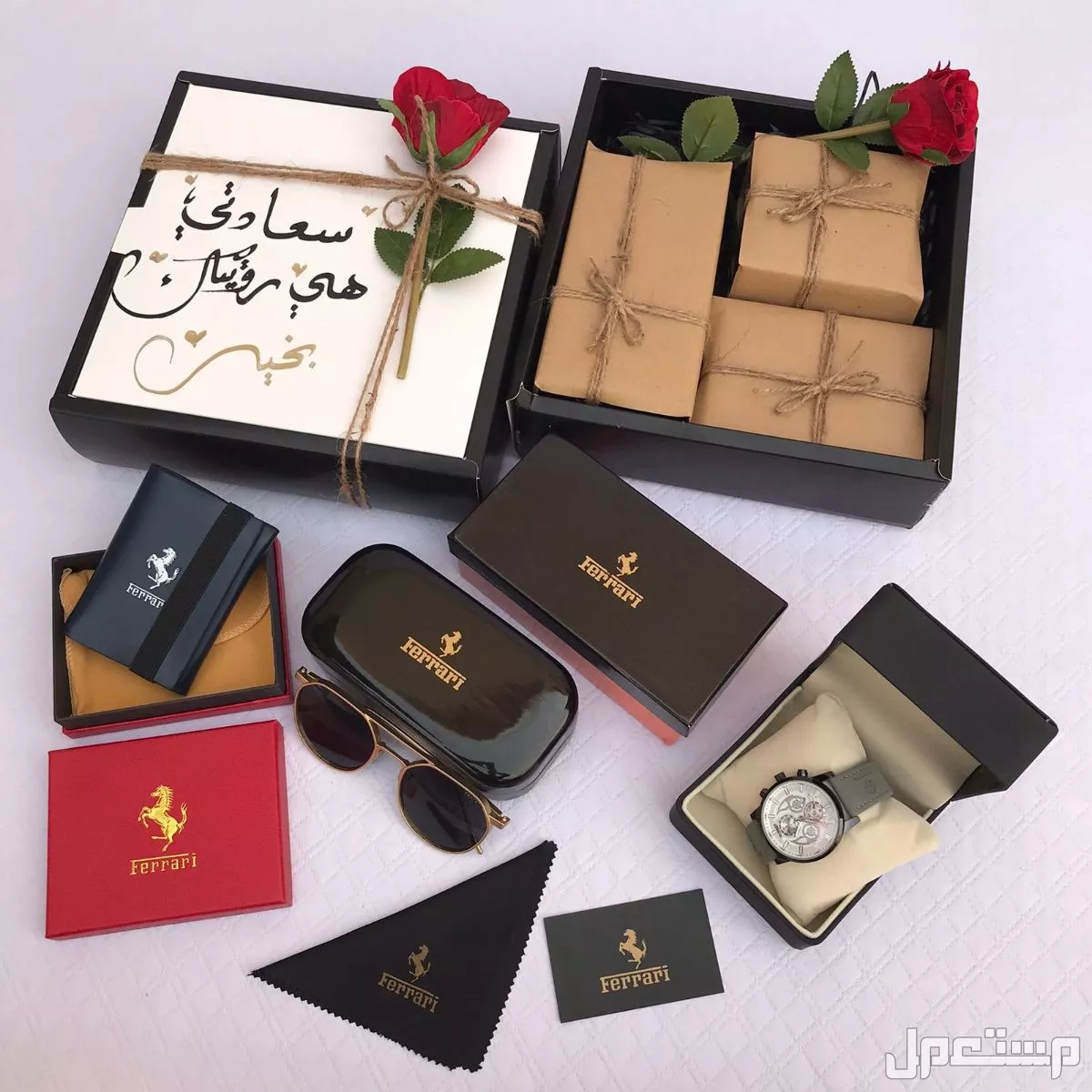 اطقم رجاليه فاخره وانيقه هدايا تكشخ ساعه رجالي