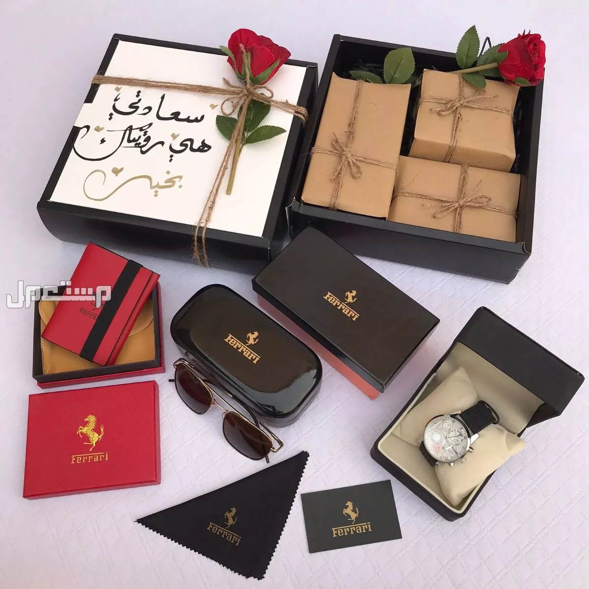 اطقم رجاليه فاخره وانيقه هدايا تكشخ ساعه رجالي