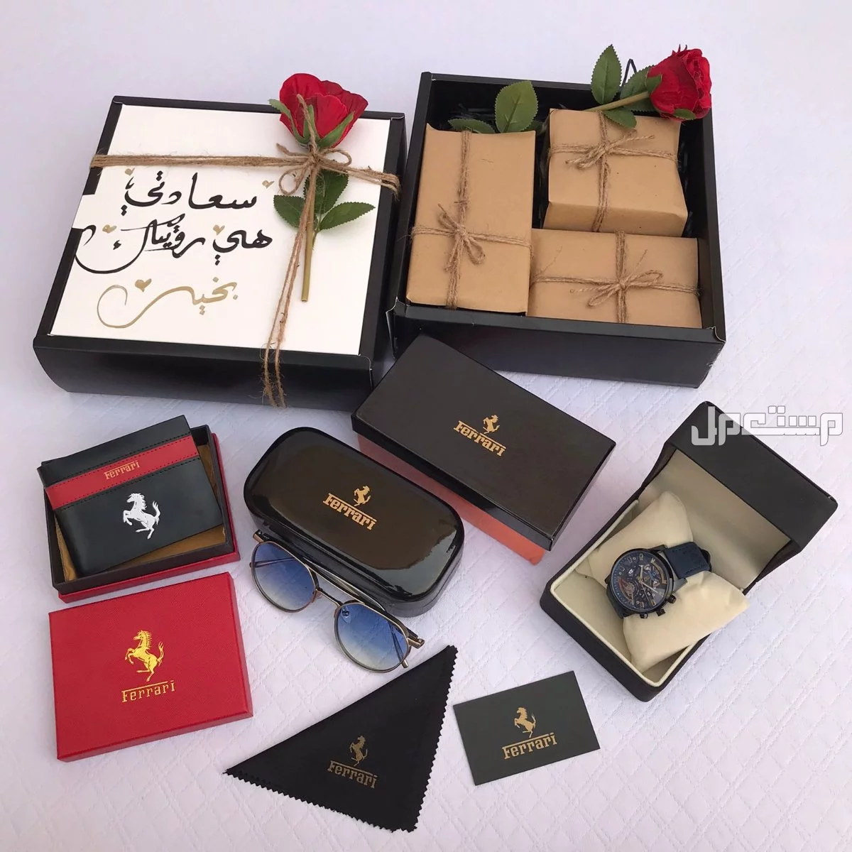 اطقم رجاليه فاخره وانيقه هدايا تكشخ ساعه رجالي