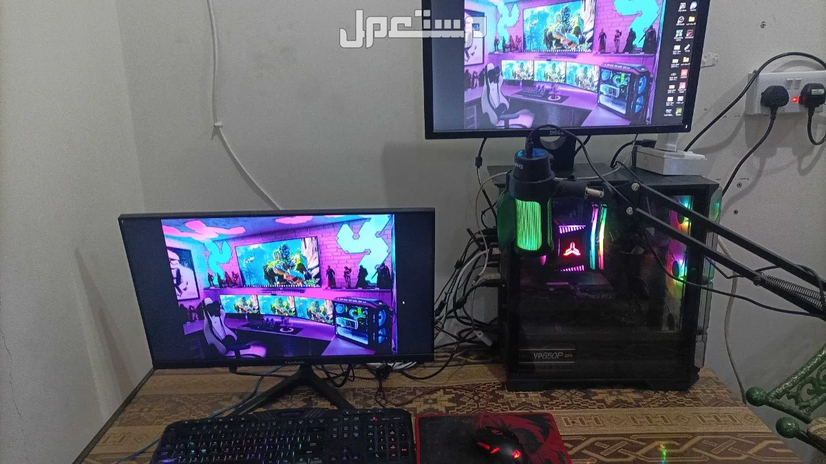 كمبيوتر بثوث والعاب كامل في الرياض بسعر 3500 ريال سعودي