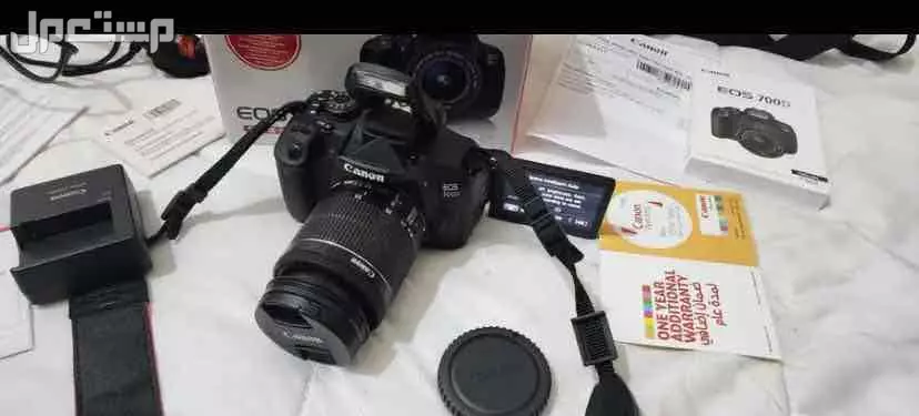 كاميرا كانون 700D للبيع  في الرياض بسعر 750 ريال سعودي