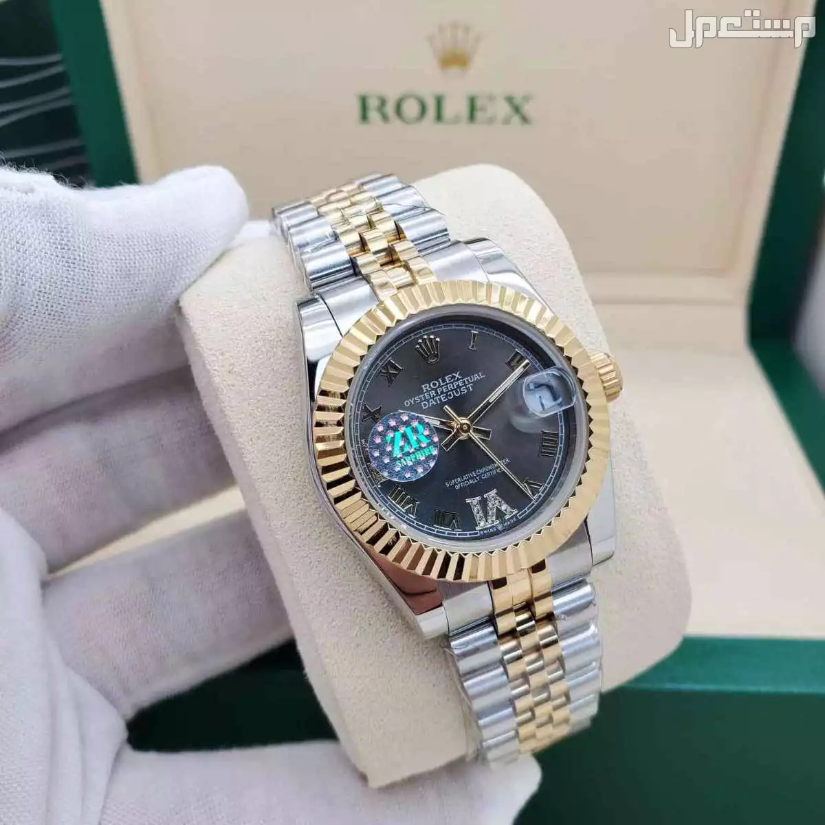 جديدنا غير 👏🏻👏🏻🔝🔥  ماركة رولكس  💎. موديل ديجست النسائي الأكثر طلباً 🔥 . موديل DATE JUST  تقليد درجه اولى - مكينه اوتوماتيك  . ستانليس استيل - اللون ثابت . مقاس 31mm نسائي