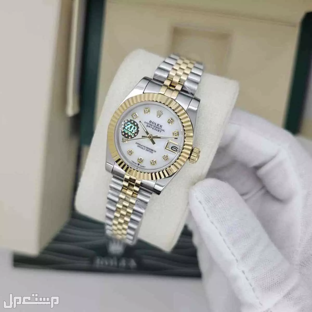 جديدنا غير 👏🏻👏🏻🔝🔥  ماركة رولكس  💎. موديل ديجست النسائي الأكثر طلباً 🔥 . موديل DATE JUST  تقليد درجه اولى - مكينه اوتوماتيك  . ستانليس استيل - اللون ثابت . مقاس 31mm نسائي