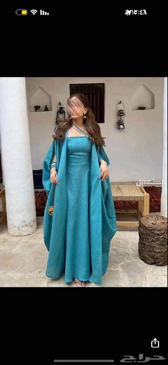 جلابيه رمضانيه من مصصممه لبسه واحده فقط