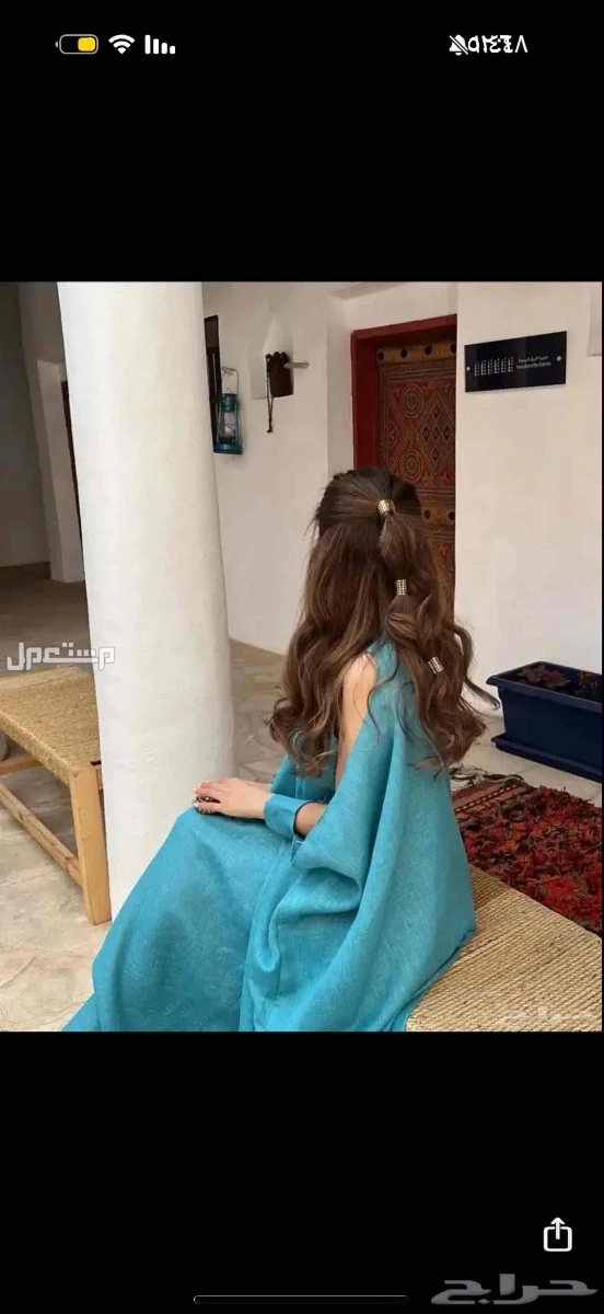 جلابيه رمضانيه من مصصممه لبسه واحده فقط