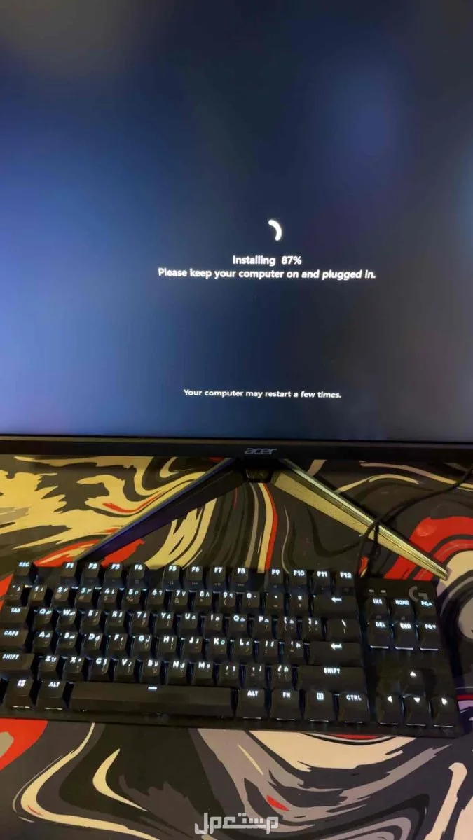 بي سي قيمنق نظيف وقوي pc مع كامل ملحقاته
