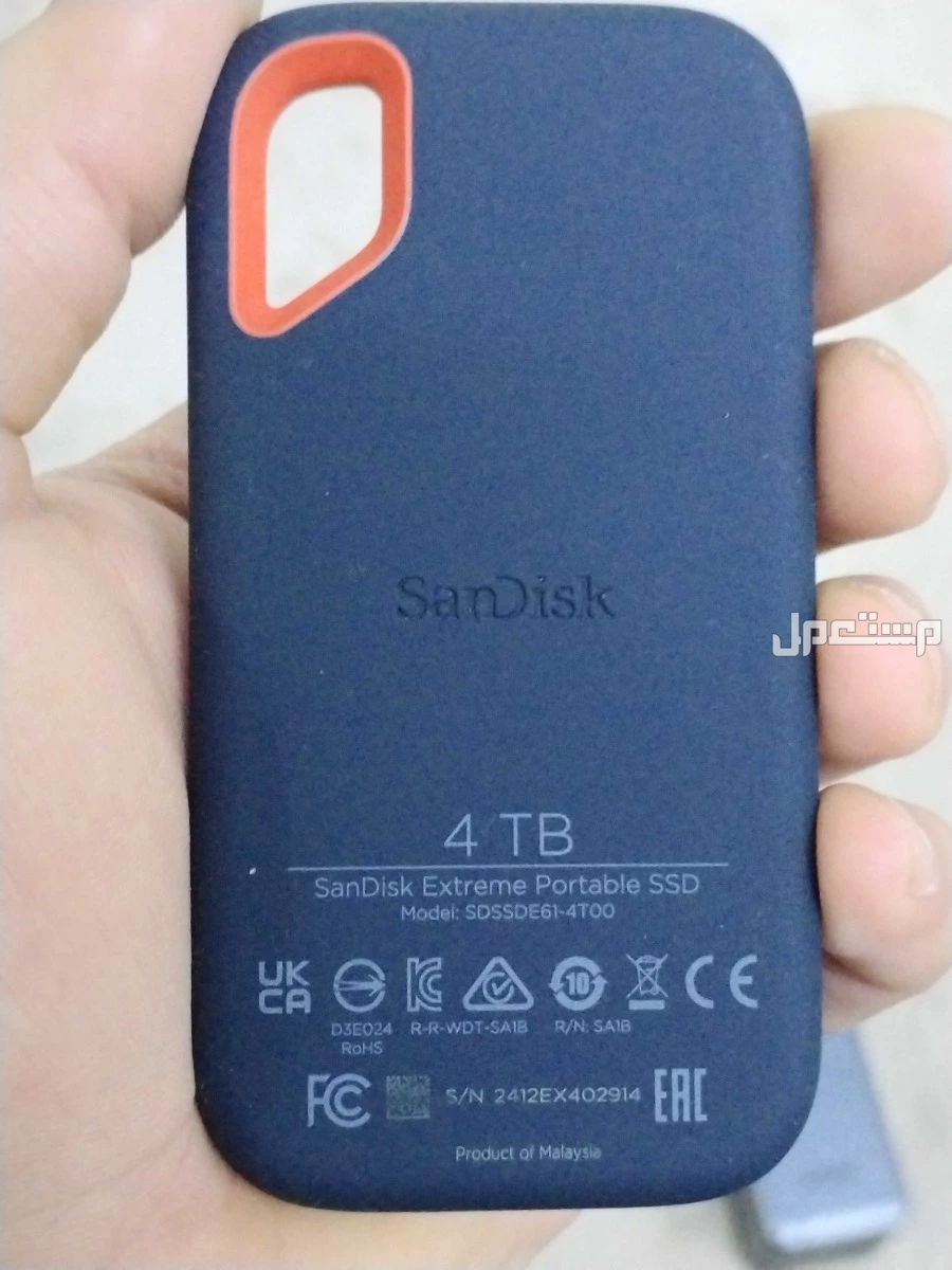 من سانديسك هاردسك 4 تيرا بايت و 1 تيرا بايت