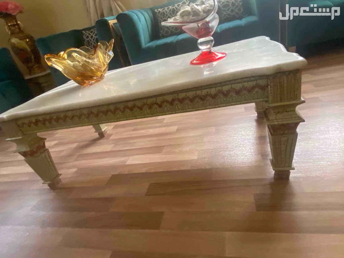 طقم طاولات رخام ثقيلة جدا  4 قطع   في الرياض بسعر 300 ريال سعودي