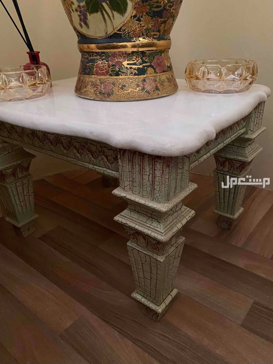 طقم طاولات رخام ثقيلة جدا  4 قطع   في الرياض بسعر 300 ريال سعودي