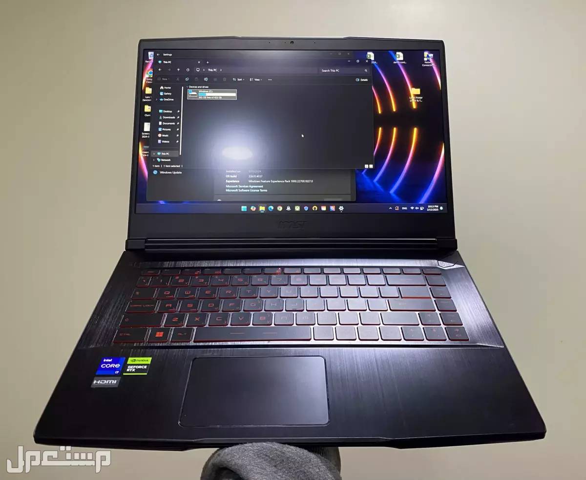 لابتوب - لاب توب قيمنق MSI GAMING LAPTOP ماركة ام اس اي في الرياض بسعر 2300 ريال سعودي