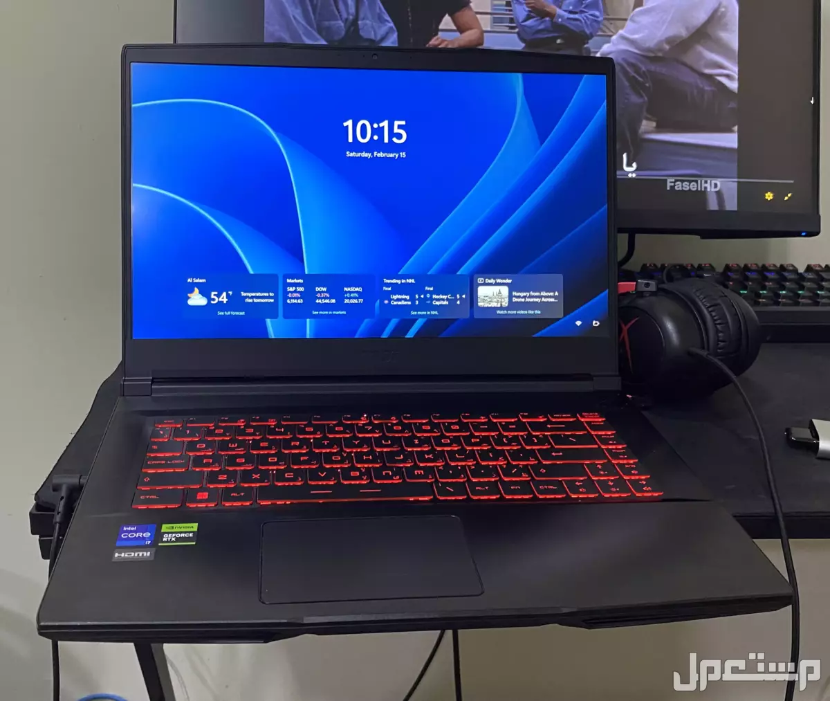 لابتوب - لاب توب قيمنق MSI GAMING LAPTOP ماركة ام اس اي في الرياض بسعر 2300 ريال سعودي