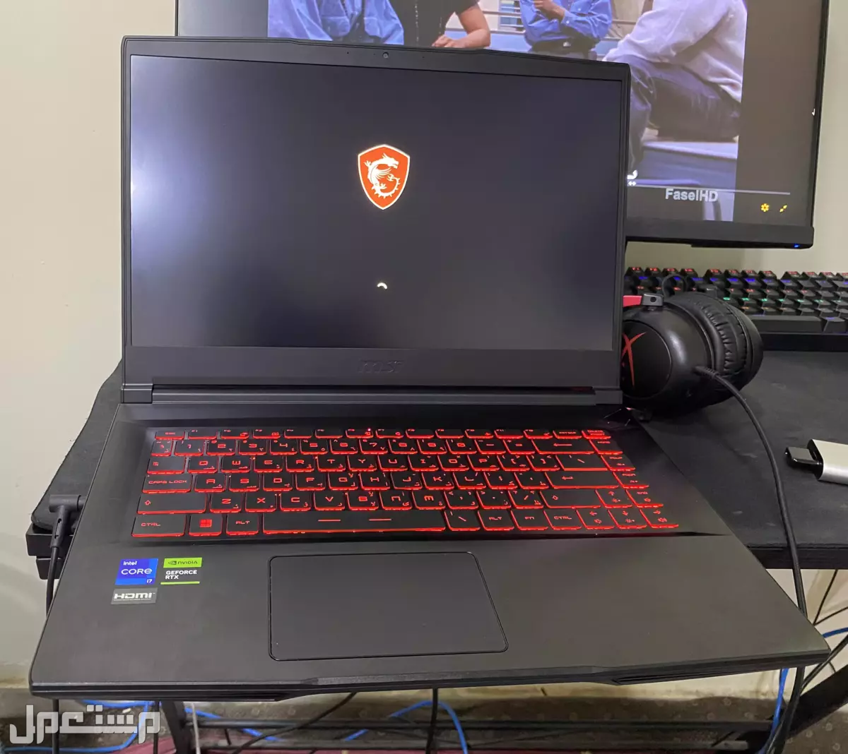 لابتوب - لاب توب قيمنق MSI GAMING LAPTOP ماركة ام اس اي في الرياض بسعر 2300 ريال سعودي