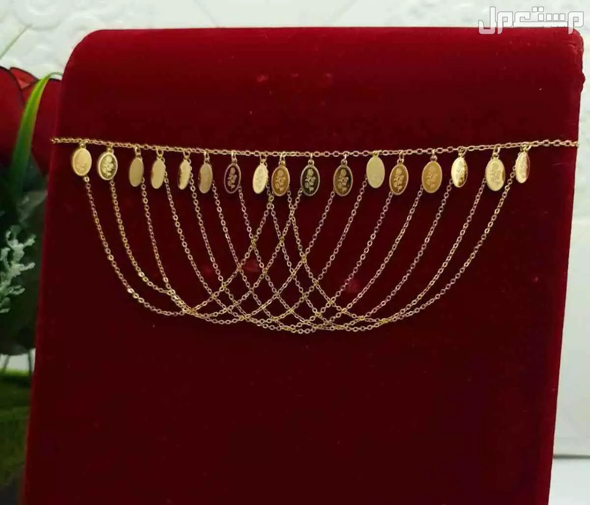 مزانط جديده مطليه ذهب عيار 21 3حبات
