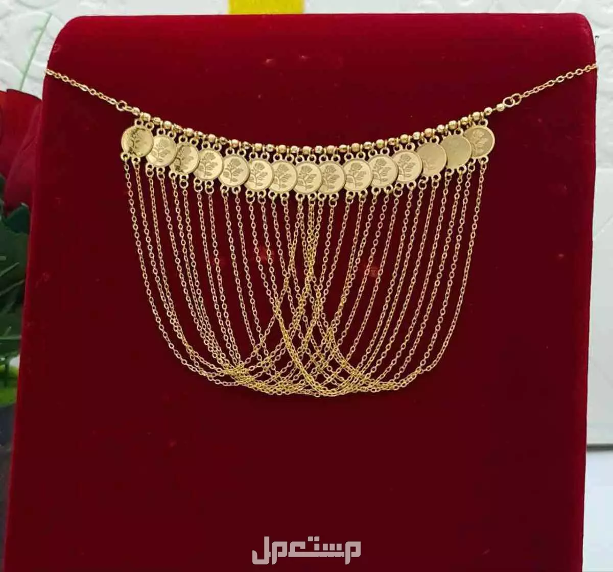 مزانط جديده مطليه ذهب عيار 21 3حبات