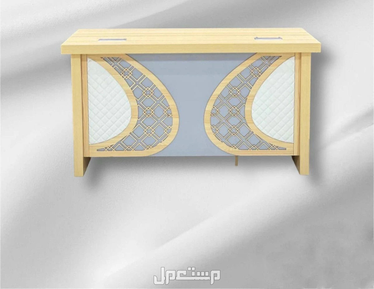 مكتب  2 قطعة  فخم 140 Cm  نوع ممتاز  اللون خشبي 750 ريال