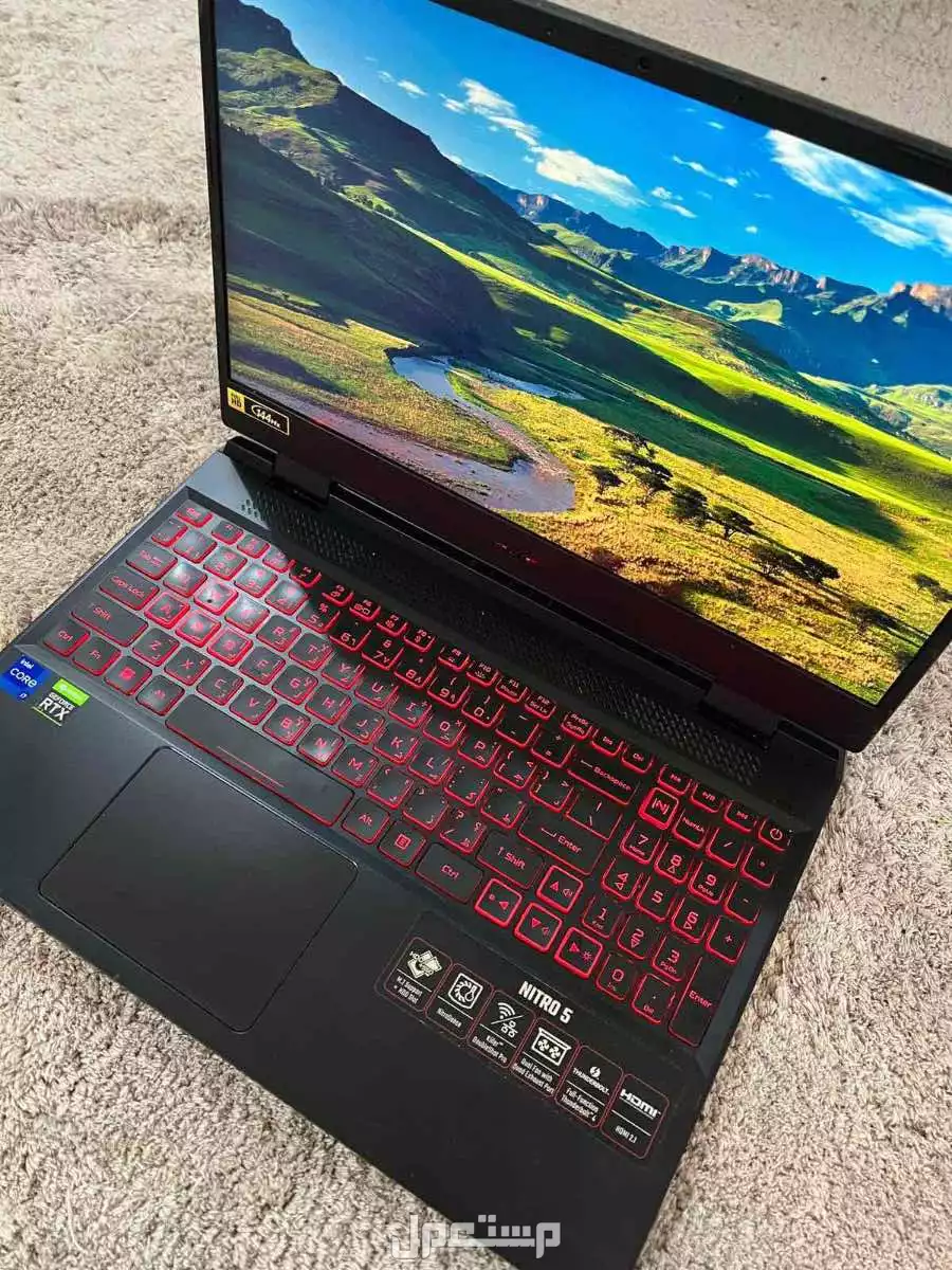 لابتوب acer nitro 5 ماركة إيسر في تبوك بسعر 3200 ريال سعودي