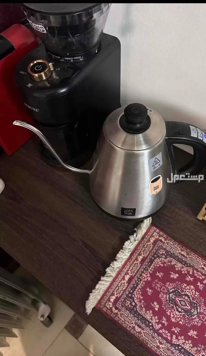 غلاية كمكسا  للقهوة المقطره مع عداد حراره