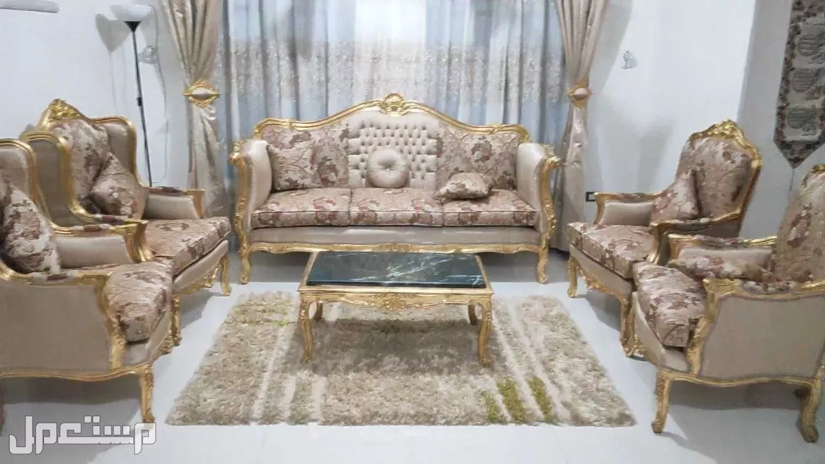 صالون مستعمل من دمياط بحاله ممتازه بسعر 18000ج  في مركز الزقازيق بسعر 18 ألف جنيه مصري