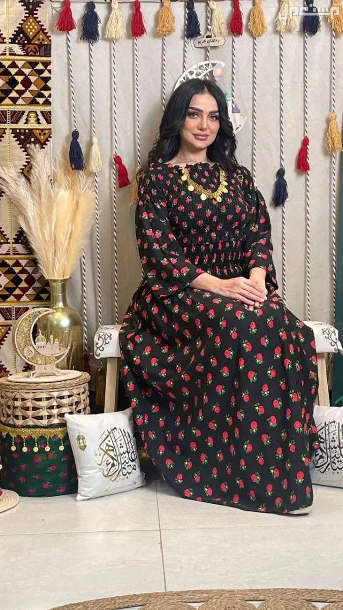 فساتين شالكي رمضانية دبل كلوش مقاسين