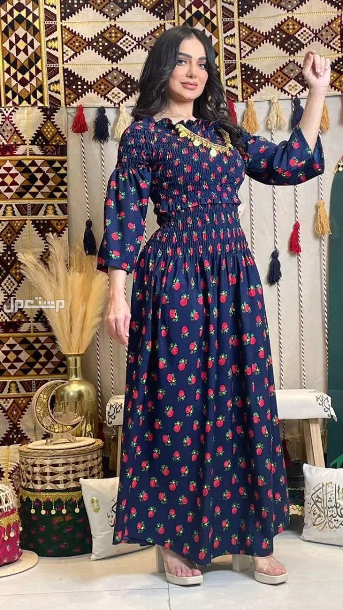 فساتين شالكي رمضانية دبل كلوش مقاسين