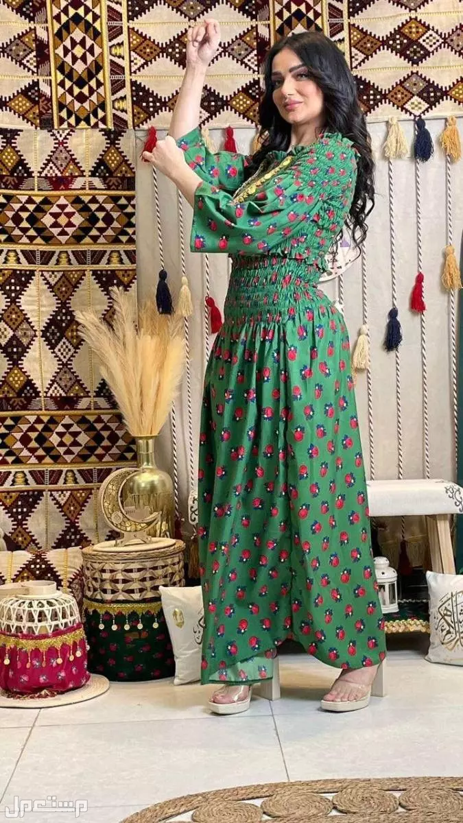 فساتين شالكي رمضانية دبل كلوش مقاسين