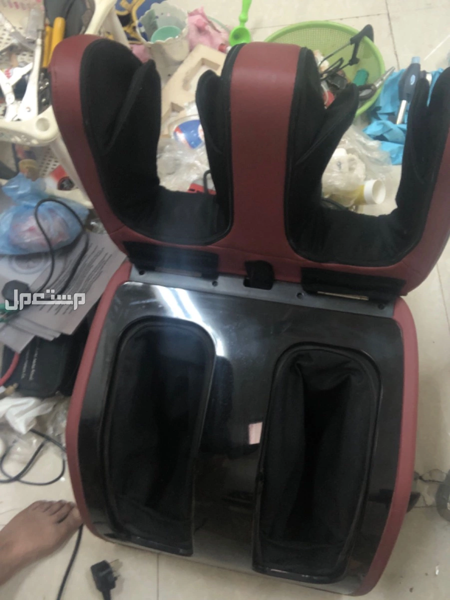 جهاز مساج للقدم والساق والركبه والفخذ شبه جديد  في خميس مشيط