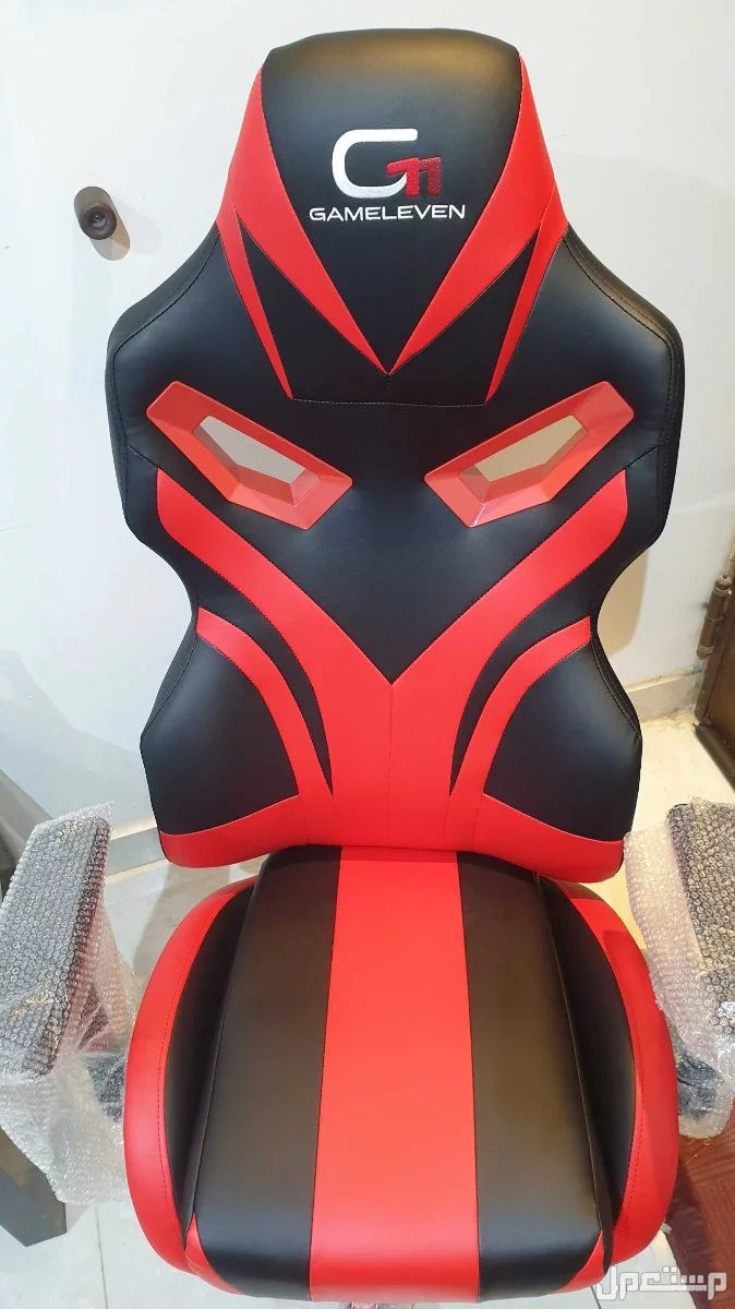gaming chair كرسي العاب لون أحمر و أسود متحرك ومريح