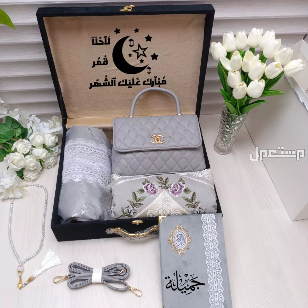 بوكس صلاة نسائي من افخم واطلق الهدايا النسائيه شرشف قطن ناعم عالي الجوده