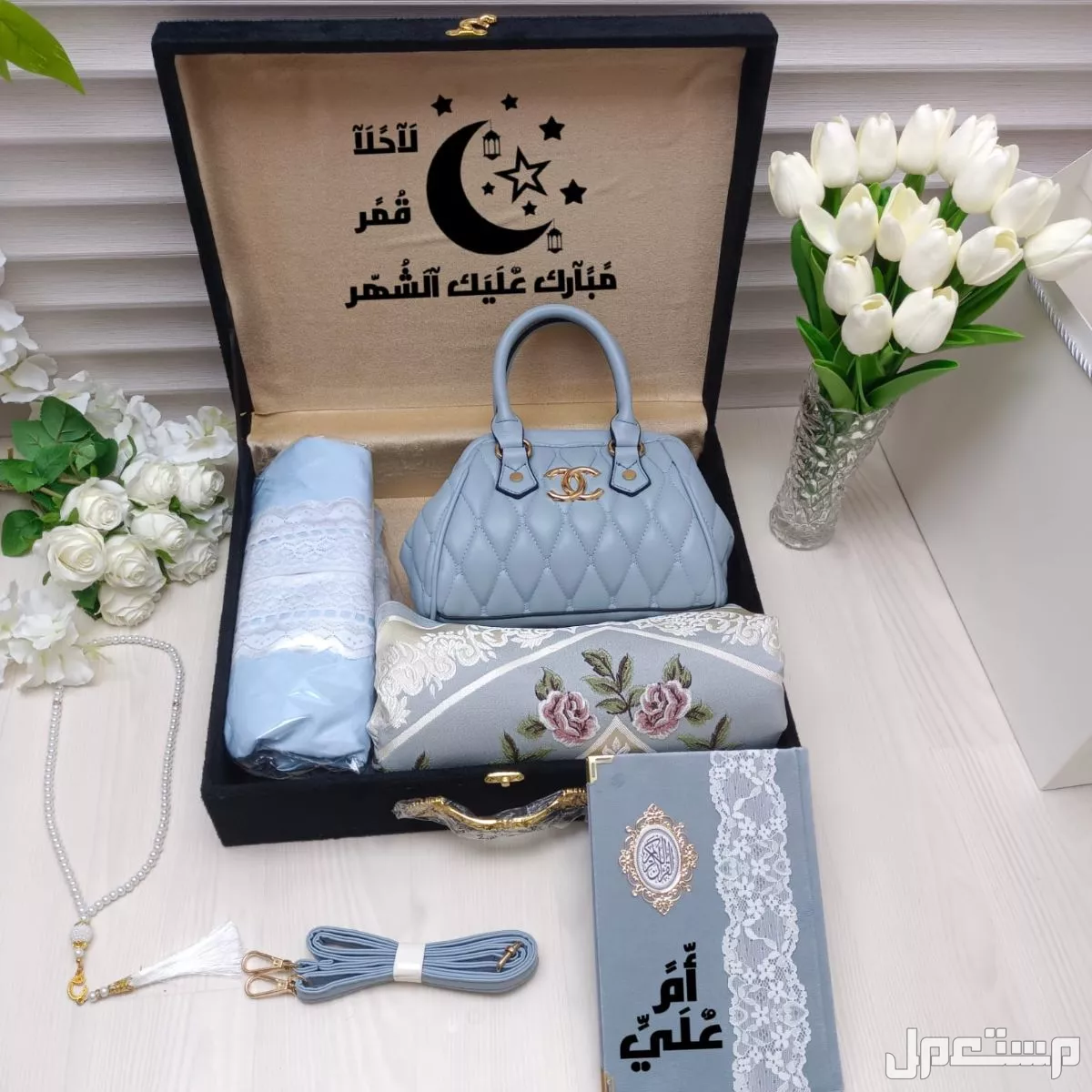 بوكس صلاة نسائي من افخم واطلق الهدايا النسائيه شرشف قطن ناعم عالي الجوده