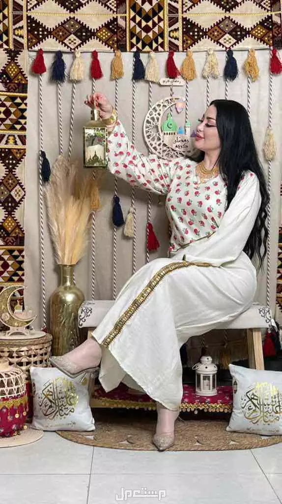جلابيات شالكي قطن دبل كلوش مقاسين