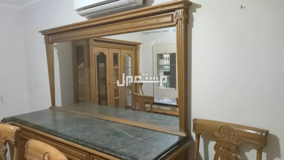 غرفة سفرة ارو ماسيف للبيع في فيصل شبه جديدة بسعر 40 الف جنية مصري اقل من سعرهااا ب 30 الف