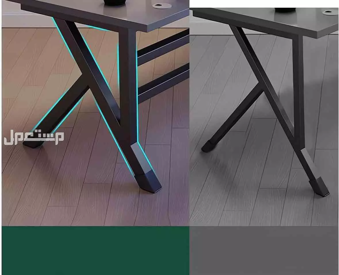 طاولة كمبيوتر مكتبي متعددة الاستخدامات وواسعة وعملية وعصرية من بنتيفار للمنزل والمكتب والألعاب والدراسة للطلاب واللاعبين 1.4 متر × 60 سم 75 أسود