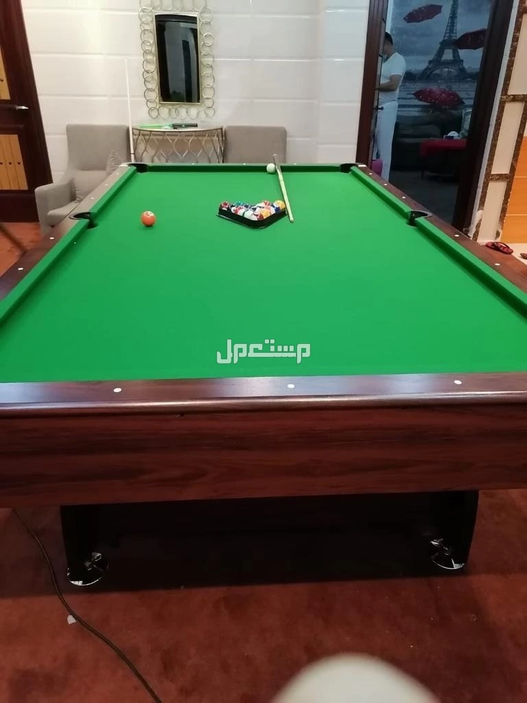 طاولة بلياردو حجم كبير 9 قدم في الرياض بسعر 3200 ريال سعودي