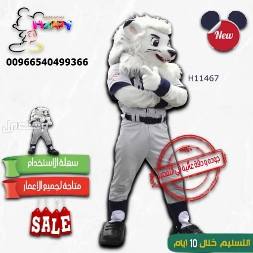 شخصيات كرتونية للقرقيعان حسب الطلب الشحن طيران  في الخبر بسعر 1900 ريال سعودي