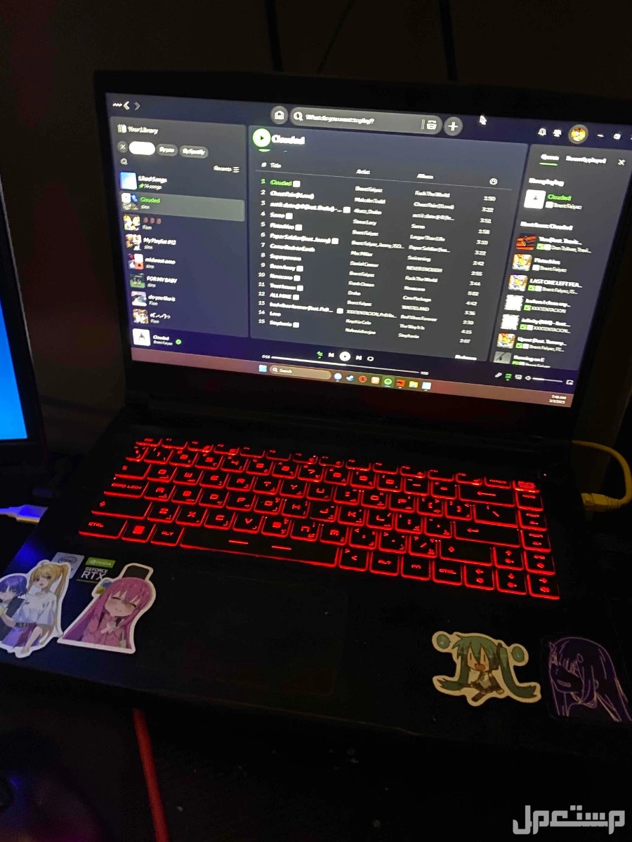 msi gf63 thin لابتوب قيمنق ماركة ام اس اي في جدة بسعر ألفين ريال سعودي