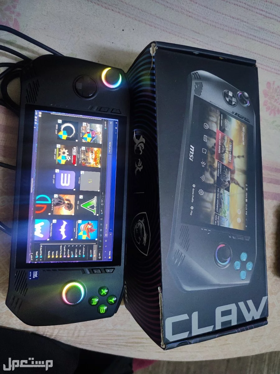 للبيع جهاز هاند هيلد msi claw 512gb